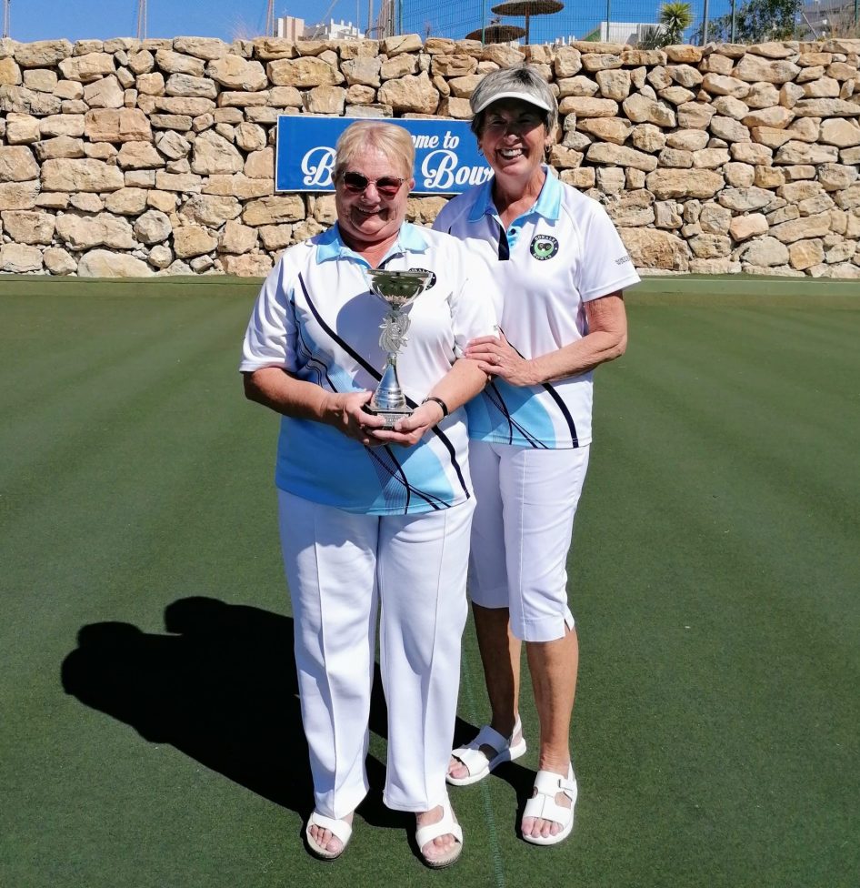 Ladies pairs runners up