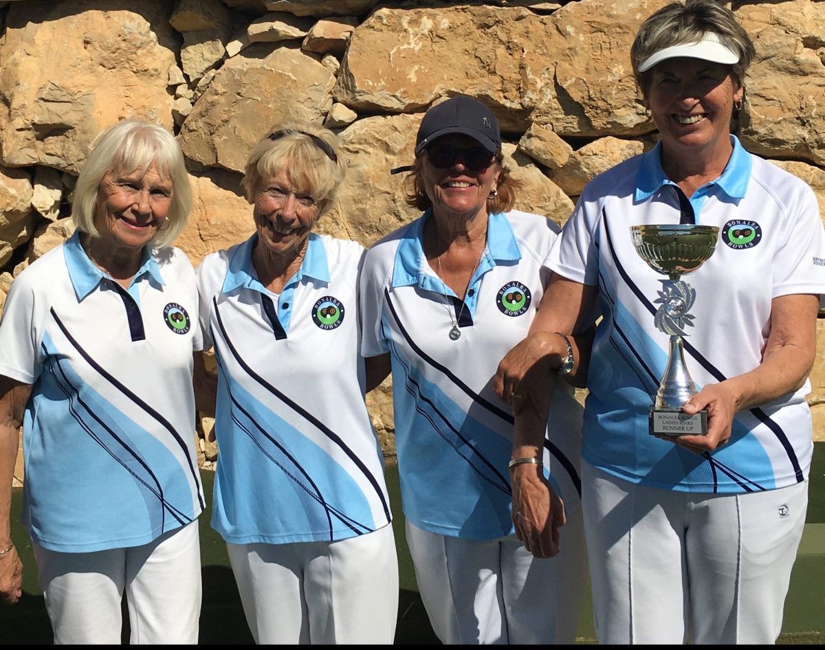 Ladies rinks runners up